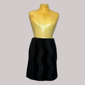 🐈‍⬛Y2k Black Faux Fur Mini Skirt🐈‍⬛
